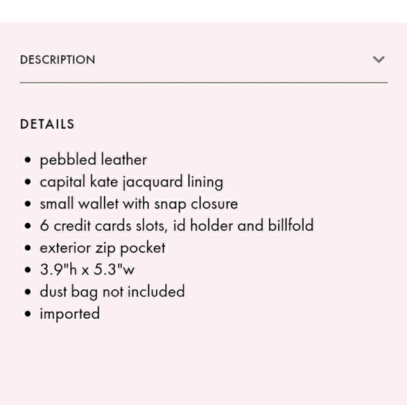 Kate Spade New York Tellie Wallet - Picture 8 of 8